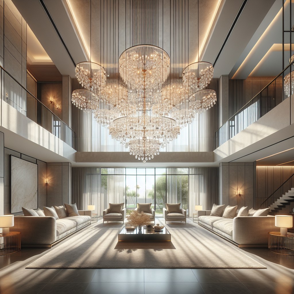 Two Story Living Room Chandelier: Elevate Your Space